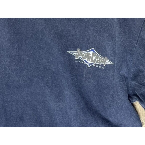 Vintage‎ Surf Tee Y2K Large San Diego South Coast Longboards Hanes Beefy T-Shirt - Picture 5 of 6